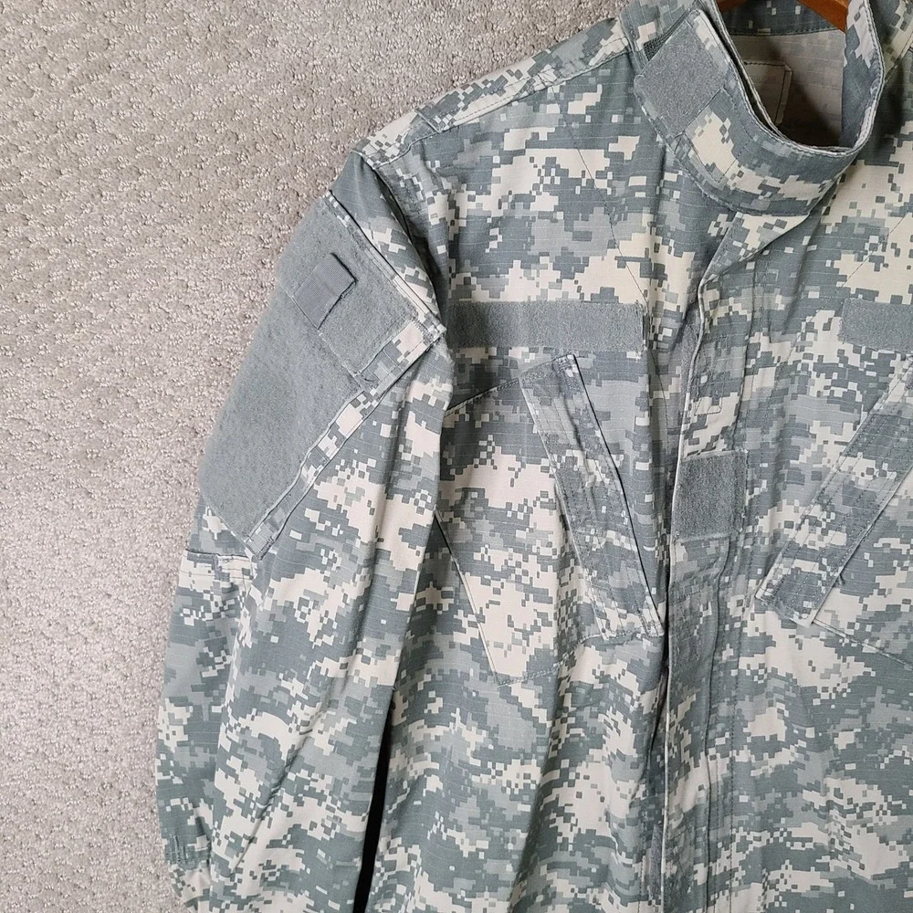 US Army ACU‎ Jacket Mens XS Regular Digital Camouflage Combat Uniform Full Zip